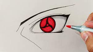 Simply take a photo using the app or import one and choose different sticker sharingan eyes to apply from. How To Draw Itachi S Mangekyou Sharingan Step By Step Tutorial Naruto Youtube