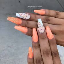 After all, women have been adding artificial length to their nails since the days of ancient egypt. 43 Beautiful Nail Art Designs For Coffin Nails Page 2 Of 4 Stayglam