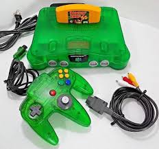 The console appears like a much smaller version of the original nintendo 64 console, without most of the separate parts operational. Nintendo 64 N64 Jungle Green Console System W Donkey Kong 64 Expansion Pak Donkey Kong 64 Nintendo 64 Donkey Kong