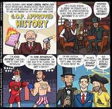 Lefty Cartoons » Blog Archive » G.O.P. Approved History