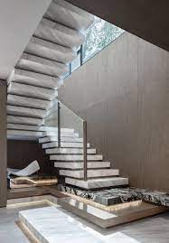 The Marble Staircase In The Villa Looks Very Elegant To Get More Home Decoration Inspirations And Home G Luxury Staircase Stairs Design Modern Stairway Design