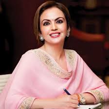 We Conguratulate Nita Ambani For Being Selected As The First Indian Woman Member Of The Ioc Ioc Gragey B Nita Ambani Indian Party Wear Indian Designer Wear
