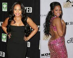 Here the long hair has been cut in short angled layers to provide extra length to ashanti's face. Ashanti Hairstyles Stylish Eve