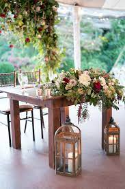 Sweetheart Table Sweetheart Table Flowers Farm Table Wedding Head Table Wedding