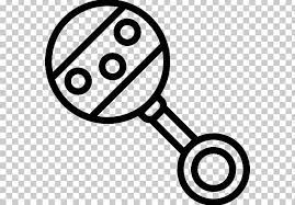 Download Baby Rattle Png Clipart Area Baby Rattle Black And White Child Circle Free Png Download