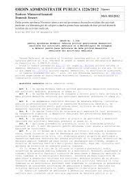 1.226 din 3 decembrie 2012. Http Www Smutm Ro Images Fisiere Legislatie Oms 1226 2012 Gestionare Deseuri Medicale Pdf