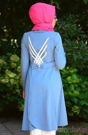 Yazlik Pardesu Kap Srm Moda 14201 05 Mavi Moda Moda Stilleri Mavi