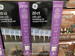 Maybe you would like to learn more about one of these? Ge Led Twinkling Icicle Lights Costco Weekender