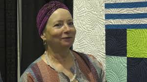 Linda Santanam Displays Quilt at AQS QuiltWeek