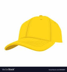 Yellow Baseball Cap Royalty Free Vector Image Vectorstock Yellow Baseball Cap Cap Illustration Cap