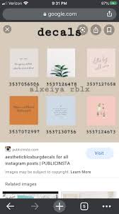 Bloxburg Decal Codes Coding Roblox Pictures Custom Decals