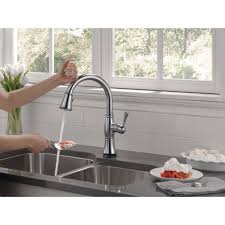 Keep in mind that different faucet models can have slightly different installation requirements as they have unique features. Delta 9197t Rb Dst Venetian Bronze Cassidy Pull Down Kitchen Faucet With On Off Touch Activation And Magnetic Docking Spray Head And Shieldspray Includes Lifetime Warranty Faucet Com