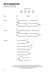 Pdf sheet music (violin part). This Is Amazing Grace Sheet Music Phil Wickham Guitar Chords Lyrics