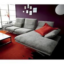 Il est donc très pratique de avec le canapé angle wes les possibilités sont multiples : Canape D Angle Droit Avec Meridienne Norman 2 5 Places Tissu Gris Milome