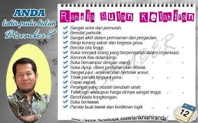 Malah sikap diri sendiri pun boleh dikenali dengan mudahkan? Rahsia Kelahiran Anda Mengikut Bulan Oleh Dato Dr Hj Mohd Fadzilah Kamsah Lyssa Faizureen