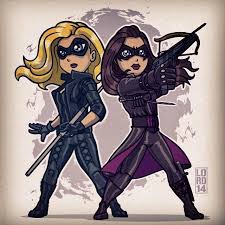 Birds Of Prey Team Main Characters Birds Of Prey Black Canary Huntress Arrow Artwork Lord Mesa Art Geek Art