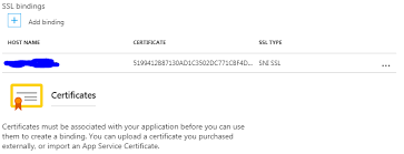 The options for this are not available in the portal and need to be configured in the below blog post on the azure documentation site is explained how you can configure your azure web app for client certificate authentication Export Certificate In Azure App Services Stack Overflow