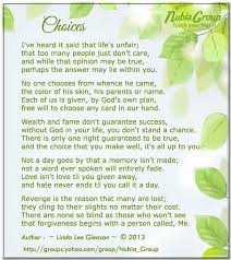 Choices Touching You Poems Sayings