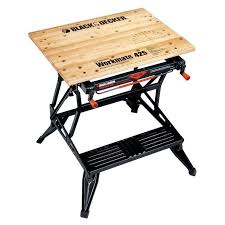 Black And Decker Wood Workbench Black Decker Workmate 425 30 In Folding Portable Workbench And Vise Wm425 Wood Carving Too Portable Workbench Folding Workbench Black Decker