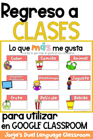 Actividades De Regreso A Clases Back To School In Spanish Bilingual Classroom School Activities Spanish Curriculum