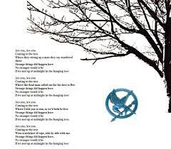 The Hanging Tree Emma Zangs Tracy Here Are The Hanging Tree Lyrics Hanging Tree Lyrics Hunger Games Hunger Games Trilogy