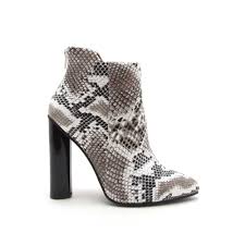 Black And White Snakeskin Booties Pin On Fashion Inspiration