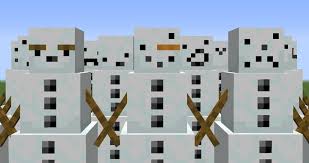 To make a snowman in minecraft, make two blocks of snow and place them on top of each other. Snow People Random Snow Golem Faces Minecraft Texture Pack