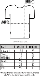 47 Detailed American Apparel T Shirts Size Chart