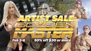 3D Porn Artist Sale: GoldenMaster 50% Discount!