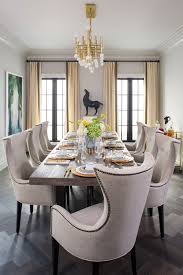 And since a formal dining room in any transitionally styled home should take on a regal air, go for a dramatic find for an elegant statement that is sure to never go out of style. Dining Room Window Treatment Inspiration Modern Traditional And Transitional Drapery Street