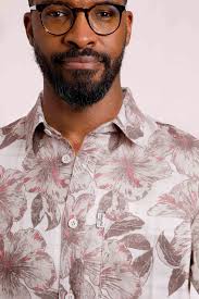 Tarim Linen Rich Hawaiian Shirt Biscuit
