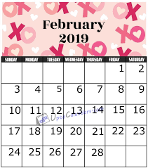 February 2019 Calendar Pdf Https Www Uptocalendars Com February 2019 Calendar Html