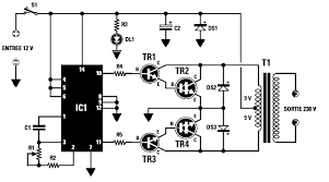 Inverter circuits are among the easiest circuits to build for newbies. Inverter Circuit Diagram Power Supply Circuits