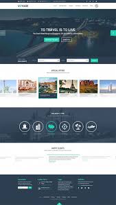 60 Free Beautiful Psd Website Templates To Download 2020 Hongkiat Travel Website Design Psd Web Design Web Layout Design