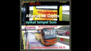 Al farruq jetbus 3+ mr gaplek artis cipali. Bus Alfarruq Mr Gaplex Tempel 5 Cm Scania Nusantara 01 Karyajasa Youtube