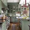 A green colour scheme is the perfect choice for those who want a kitchen that seamlessly blends classical design with a fresh pop of vibrant colour. 1