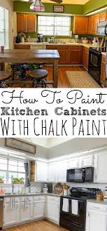 Painting Kitchen Cabinets With Chalk Paint In 2020 Kitchen Cabinets On A Budget Cottage Kitchen Design Chalk Paint Kitchen Cabinets