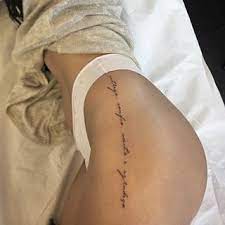 Besides that, there is an unlimited choice of ideas and fonts, which could underline your attacking snake tattoo on your hip shows actually your passion and determination to get what you want at all costs. Hip Tattoo Quotes Hip Tattoos Women Hip Tattoo Small Thigh Tattoos