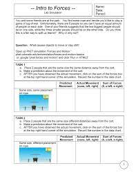 To download free energy simulation pre lab answer phet bing you need to register. Intro To Forces Motion And Friction