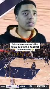 Rug Reaction to Lakers Vs Wolves