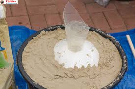 Tischdekoration fuer die hochzeit selber gestalten. Gartendekoration Betonkugel Selbst Gemachttueftler Und Heimwerker De