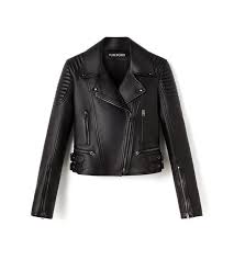 Straw Fitted Biker Jacket Black Motorcycle Jacket Leather Jackets Women Jacket Outfits