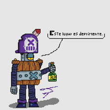 Saying de nada is one of the first phrases you learn in spanish. Pixelart Darryl Saying This Place S Depressing But In Spanish Cuz I M Too Lazy To Write It In English Brawlstars