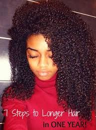 7 Steps To Longer Hair In One Year Curly Hair Styles Natural Hair Styles Long Hair Styles
