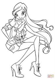 Winx Colouring Pages Boyama Sayfalari Cizim