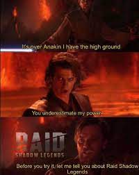 I Have The High Ground Now I Have The High Ground Know Your Meme