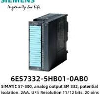 Siemens S7-300 PLC Module 6es7332-5hb01-0ab0 Analog Output Module