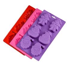 Scon diy cake model baking silicone mold 8 hole orange pizza pan. Christmas Theme Silicone Mould