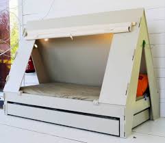 Shop for bed canopy tent kids online at target. Trundle Bed For Children Creatively Closes Into Private Tent With Light
