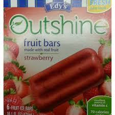 Nowadays, more and more people are trying to make the shift to healthy eating. Calories In Outshine Fruit Bars Strawberry From Edy S
